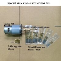 bộ chế máy khoan cho motor 775,795,895