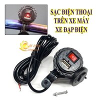 Bộ chế sạc điện thoại trên xe máy V7