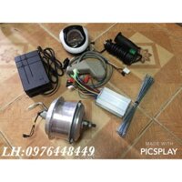 Bộ chế xe đạp thường thành xe đạp điện Sanyo nhật xịn bánh trước công suất 350w