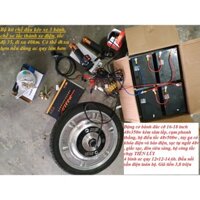 Bộ chế xe lăn, làm đầu kéo xe lắc tay thành chạy điện NAMHP
