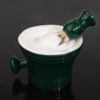 Bộ chén cọ quét kem cạo râu XANH chuyên nghiệp