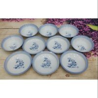 Bộ chén đĩa hoa cúc nhỏ 10 cái
