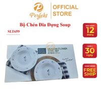Bộ Chén Dĩa Lock&Lock  Bằng Sứ Đựng Soup Bộ  6 cái Chịu Nhiệt Tốt