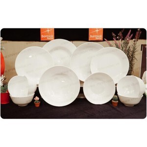 Bộ chén đĩa thủy tinh Asian (Bormioli Rocco) - 12 món