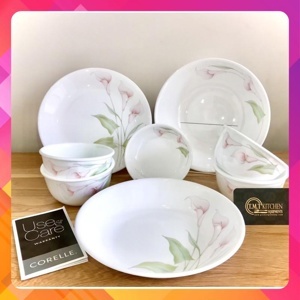 Bộ chén đĩa thủy tinh Corelle 8-LV-P