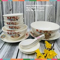 bộ chén tô dĩa sứ - chén tô dĩa sứ