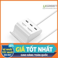 Bộ chia 3 cổng USB 3.0 dài 1m kèm đọc thẻ nhớ SD,TF chính hãng Ugreen 30344 cao cấp