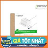 Bộ chia 3 cổng USB 3.0 kèm đọc thẻ nhớ, OTG USB 2.0 Ugreen 30343 chính hãng