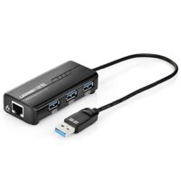 Bộ chia 3 cổng USB 3.0 tich hợp cổng Mạng Gigabit 10/100/1000Mbps Ugreen 20265