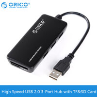 Bộ chia 4 cổng Hub USB 3-1(2.0) + Card ORICO H3TS-U2-BK