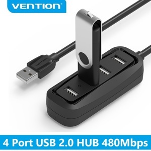 Bộ chia 4 cổng USB 2.0  Vention VAS-J43