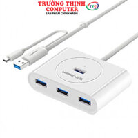 Bộ Chia 4 Cổng USB 3.0 Hỗ Trợ OTG Ugreen 20284 (Trắng)