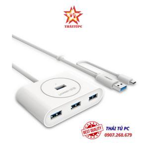 Bộ chia 4 cổng USB 3.0 tích hợp OTG Ugreen 20284