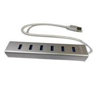 Bộ chia 7 cổng USB 3.0 Unitek Y-3090 tích hợp chức năng hub sạc chính hãng bảo hành 18 tháng