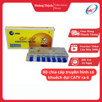 Bộ chia cáp truyền hình có khuếch đại CATV ra 6 Tivi – Đẩy điện Signal 6 JMA