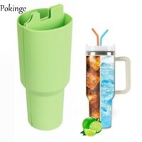 Bộ chia cốc cách nhiệt POKINGE, Tấm lót cốc nước silicon hai hương vị, Hộp đựng bình nước 40oz chịu nhiệt sáng tạo 2 trong 1