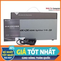 Bộ chia cổng HDMI 1 ra 8 chính hãng Dtech DT-7148 Hỗ trợ 4Kx2K