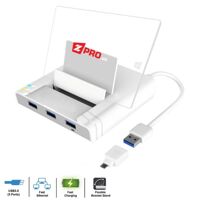 Bộ chia cổng (HUB) USB 3.0 kiêm Dock điện thoại ALXUM