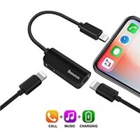 Bộ chia cổng Lightning Baseus thành 2 cổng Lightning L37 cho iPhone5/iphone6/iphone7/iphone8/iphonex/IPhonex/iphonexsmax