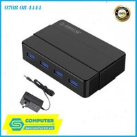 Bộ chia cổng USB 3.0-1 ra 4 hỗ trợ nguồn ngoài 12V Orico H4928-U3