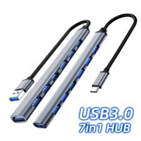 Bộ Chia Cổng usb 3.0 type c 4 / 7 7 Trong 1 Cho macbook pro 13 15 air mi pro pc laptop