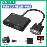 Bộ Chia Cổng VGA Sang HDMI VGA 1080P VGA 2 Trong 1 Cho Máy Tính