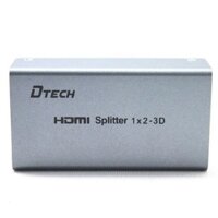 Bộ chia HDMI 1 ra 2 Dtech 4K 2K - HDMI Splitter 1 in 2 out Dtech 4K 2K