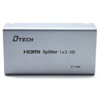 Bộ chia HDMI 1 ra 2 Dtech DT-7006