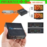 Bộ chia HDMI 1 ra 2 – HDMI Splitter 1x2 - chia cổng ra 2 màn hình TV, máy chiếu