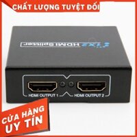 Bộ chia HDMI 1 ra 2 – HDMI Splitter 1x2_Bộ chia HDMI Switch 1 ra 2 Full HD 1080 đen