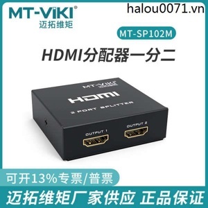 Bộ chia HDMI 1 ra 2 MT-SP102M cho tín hiệu sắc nét và cực kì ổn định