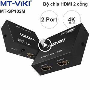 Bộ chia HDMI 1 ra 2 MT-SP102M cho tín hiệu sắc nét và cực kì ổn định