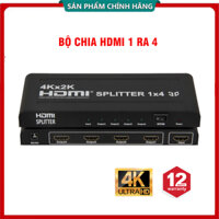 Bộ chia HDMI 1 Ra 4 | 1 ra 2 - 3D, 4K*2K - HDMI splitter  1 x 2 |1 x 4 - Bảo hành 12 tháng (1 đổi 1)
