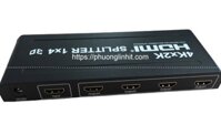 Bộ chia HDMI 1 ra 4 cổng 3D, 4K*2K – HDMI splitter 1 x 4 cao cấp