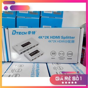 Bộ chia HDMI 1 ra 4 Dtech DT-7144A