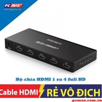 Bộ chia HDMI 1 ra 4 ra 2 - HDMI splitter 1x2 1x4 1x8 Full HD Ugreen 40202 40201 40203  - Hàng chính hãng