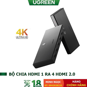 Bộ chia HDMI 2.0 1 ra 4 Ugreen 50708