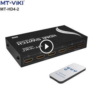 Bộ chia HDMI 4 cổng vào 2 cổng ra có điều khiển MT-HD4-2 VIKI