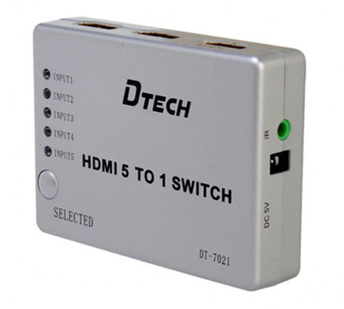 Bộ chia HDMI 4 vào 2 ra DTech DT7442