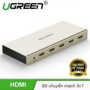 Bộ chia HDMI 5 vào 1 ra hỗ trợ 3D, 4K x 2K Ugreen 40279