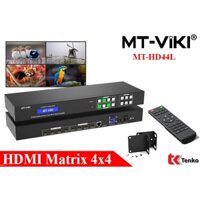 Bộ chia HDMI Matrix 4x4 Mt-Viki MT-HD44L 4K