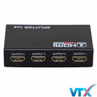 Bộ chia HDMI splitter 1 ra 4 hỗ trợ 4K x 2K, HDCP, 3D