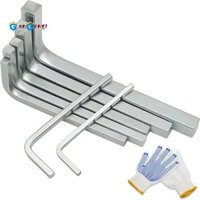 Bộ chìa khóa vuông hình chữ L Tua vít đầu vuông bằng thép crom Vanadi, 3-10mm