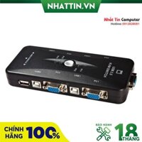 Bộ chia KVM Switch 4 port USB MT-VIKI MT-401UK-CH