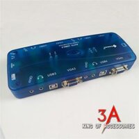 Bộ chia KVM Switch 4 port VGA có audio cao cấp tại Hà nội