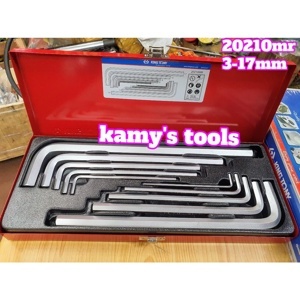 Bộ chìa lục giác 10 cái hệ mét Kingtony 20210MR