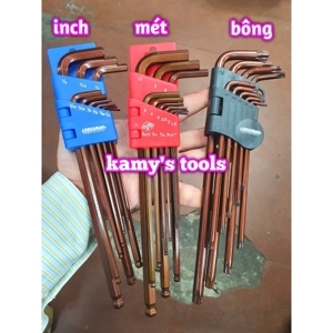 Bộ chìa lục giác 9 cái bông dài Crossman 66-096