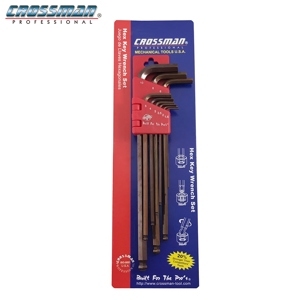 Bộ chìa lục giác bi 9 cây dài Crossman-66-099