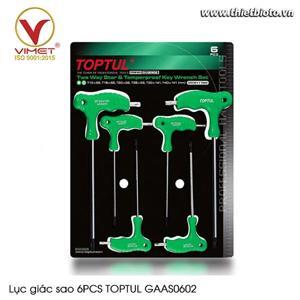 Bộ chìa lục giác sao, sao lỗ chữ L 6 món Toptul GAAS0602
