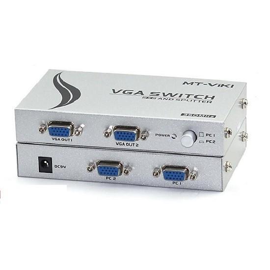 Bộ chia màn hình VGA 2 ra 2 350Mhz (MT-202C)